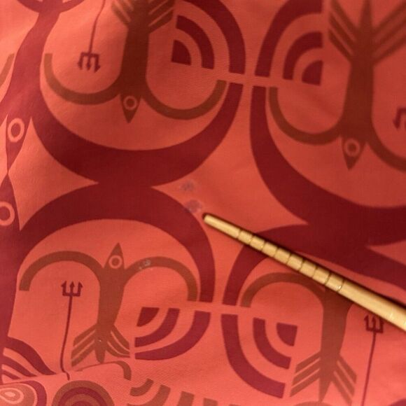 Patagonia Board Shorts Mens 33 (32) Orange Geometric Swim Trunks 9" Nylon Adult - Picture 3 of 9